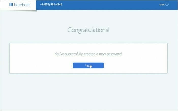 how to login to bluehost