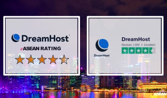 Dreamhost VPS Hosting Singapore rating from eASEAN