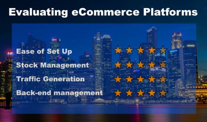 singapore e-commerce evaluation criteria easean of sales channels for Kuala Lumpur too